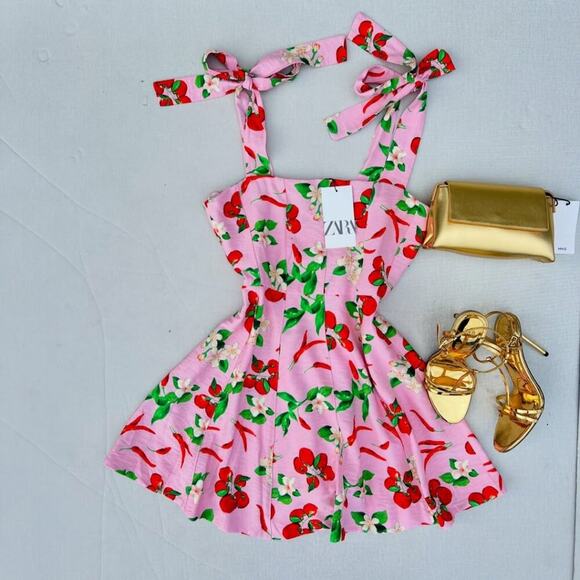 ZARA A-Line Short Dress NWT - Picture 15 of 16